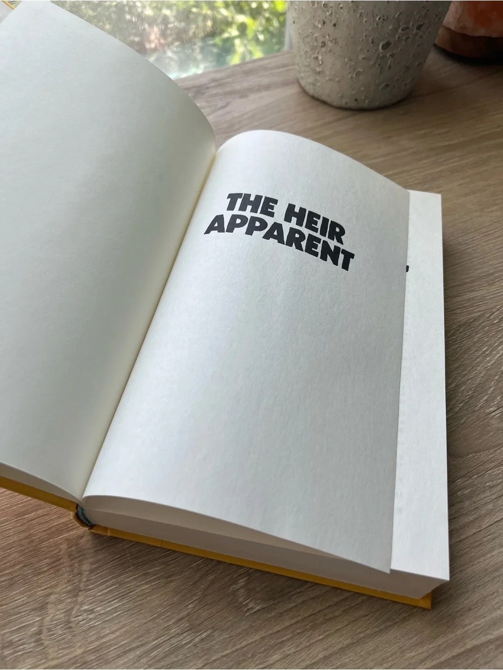 The Heir Apparent Rebecca Armitage 1st Edition Hardcover 2025 No DJ